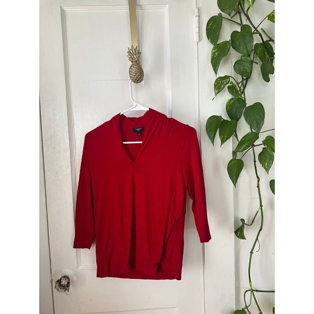 Talbots Petites women’s size small red blouse